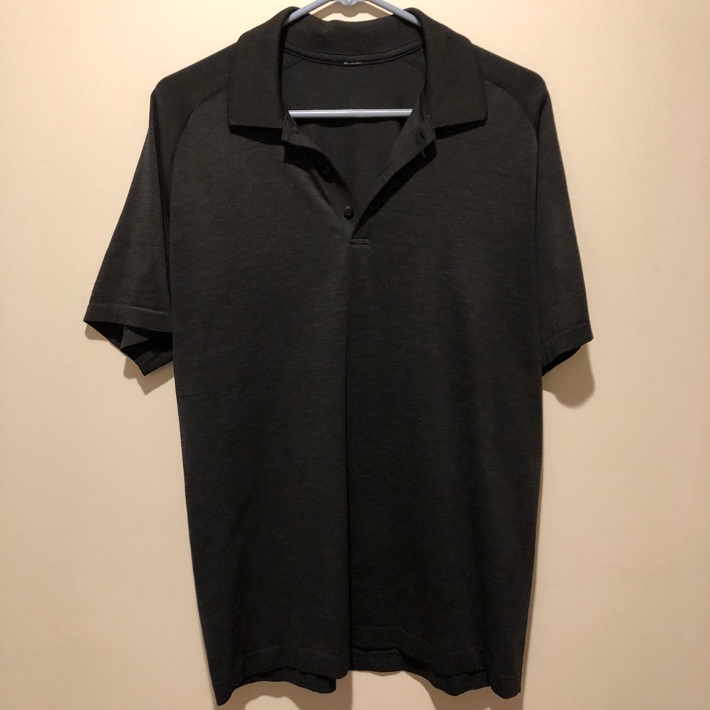 Black Lulu Lemon Polo shirt